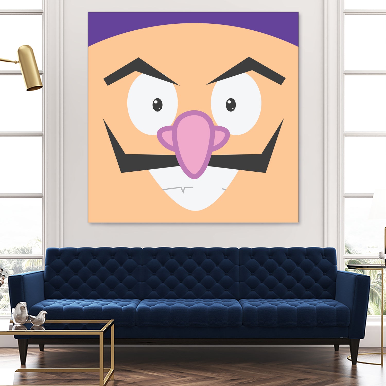 Waluigi by Proper Ganders on GIANT ART - brown vector illustration