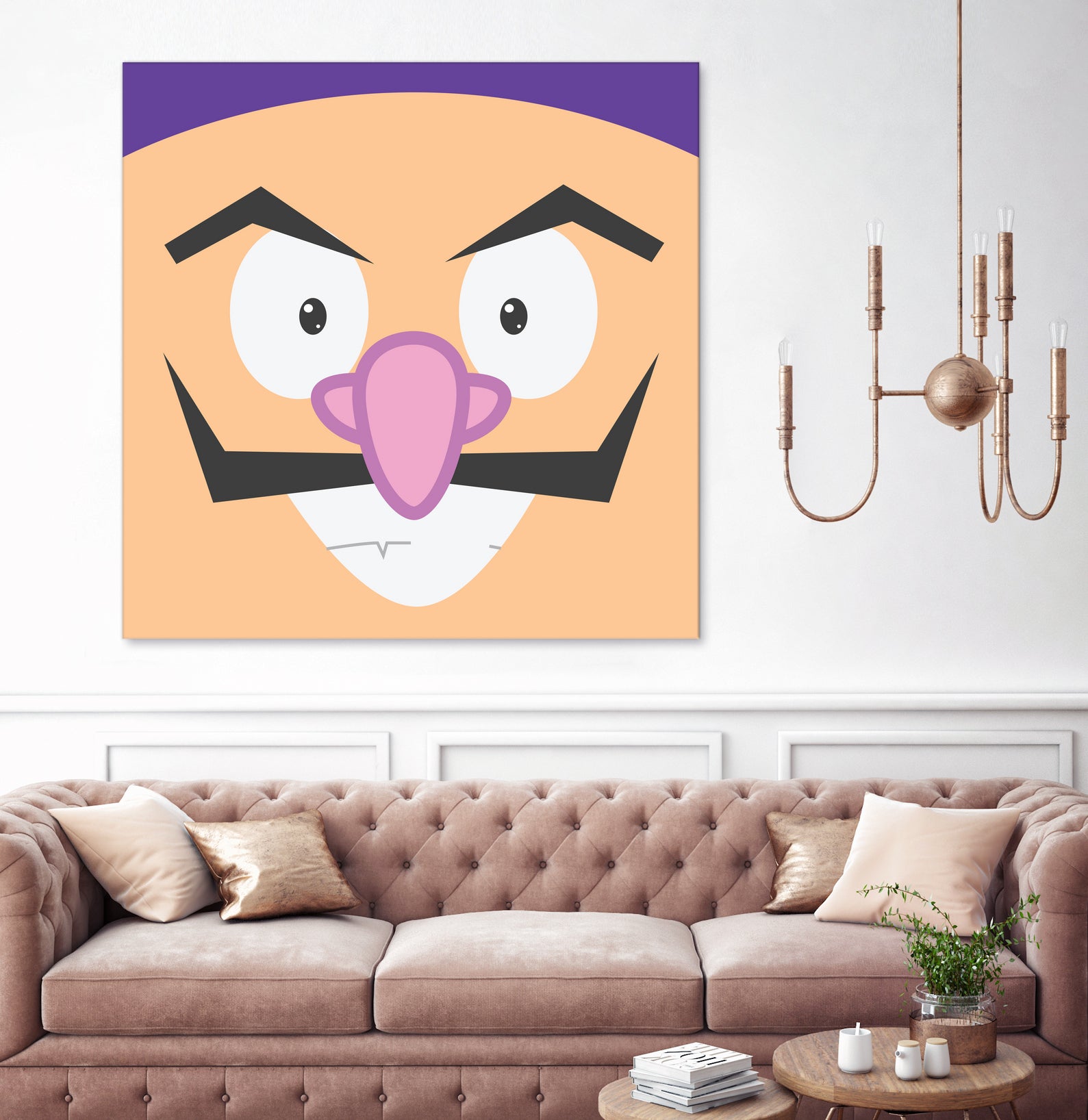 Waluigi by Proper Ganders on GIANT ART - brown vector illustration