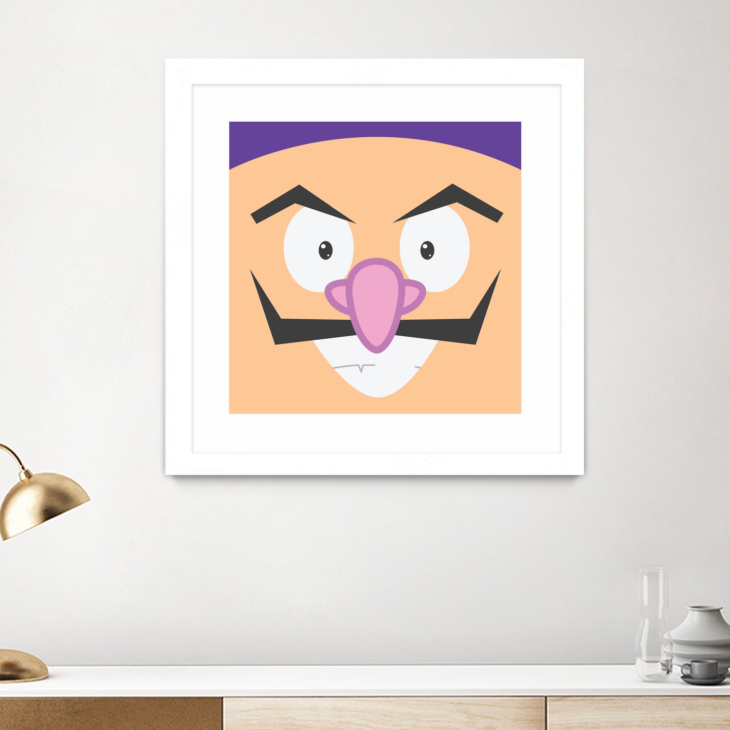 Waluigi by Proper Ganders on GIANT ART - brown vector illustration