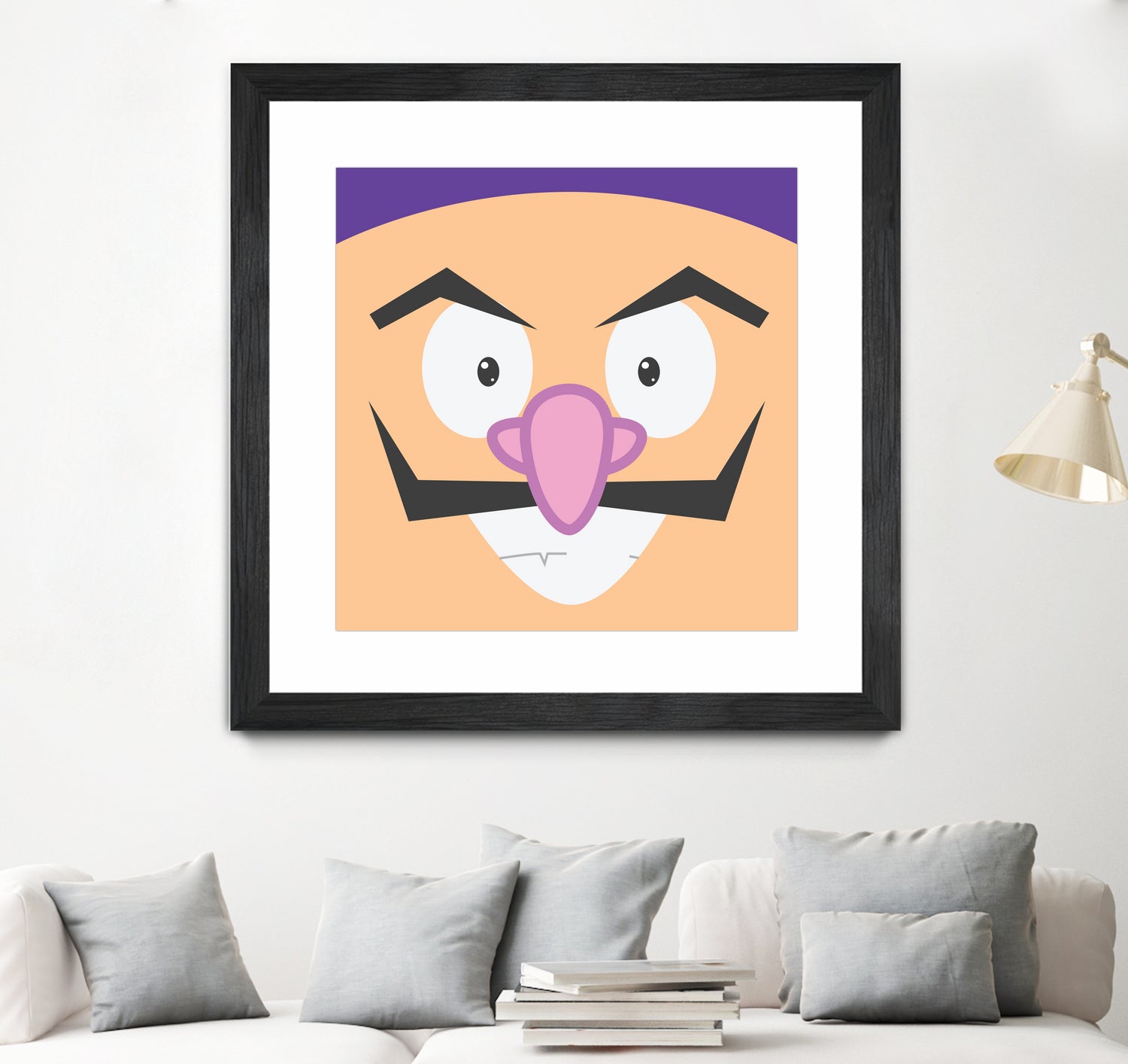 Waluigi by Proper Ganders on GIANT ART - brown vector illustration