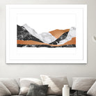 Marble Landscape I by Dana Shek on GIANT ART - white digital painting