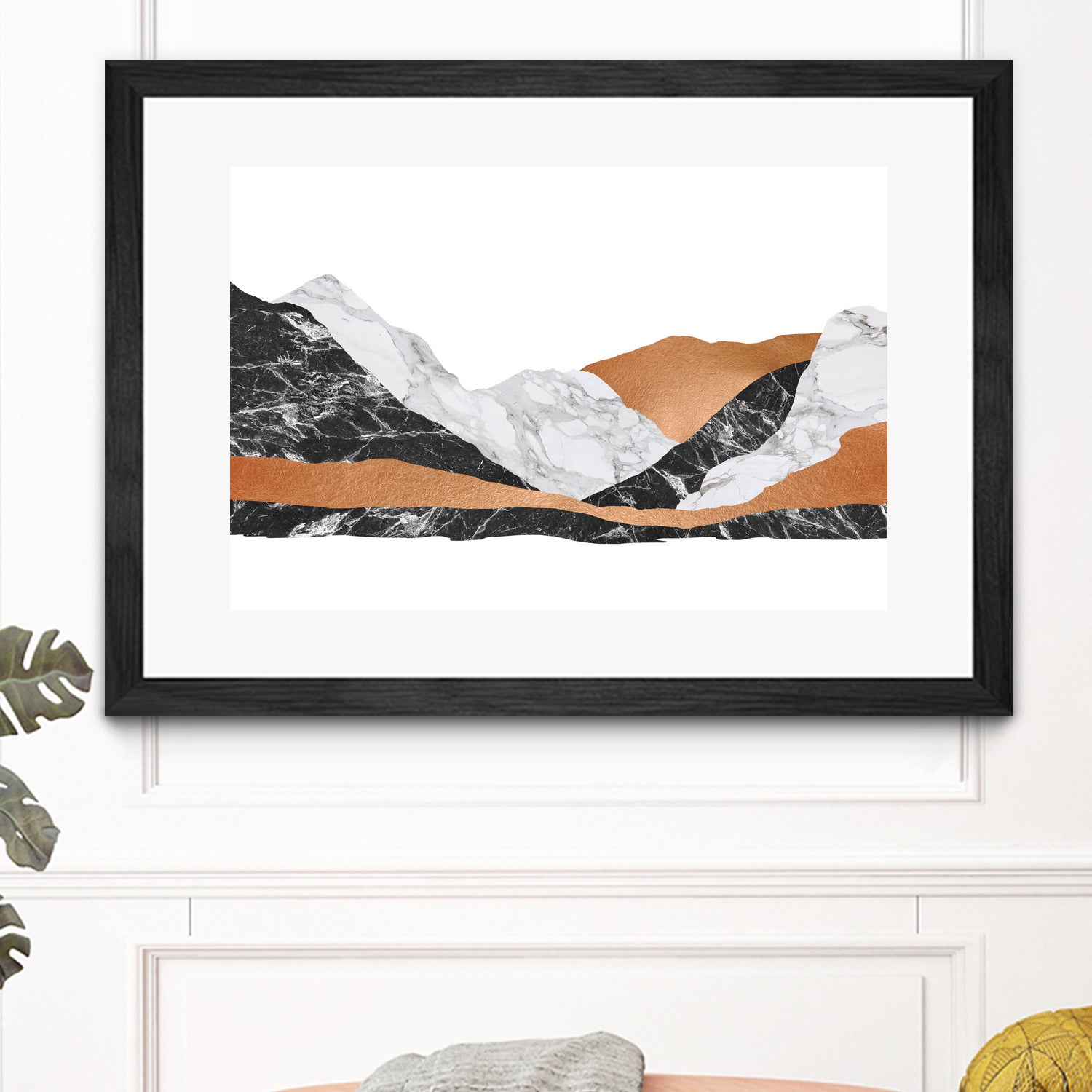 Marble Landscape I by Dana Shek on GIANT ART - white digital painting