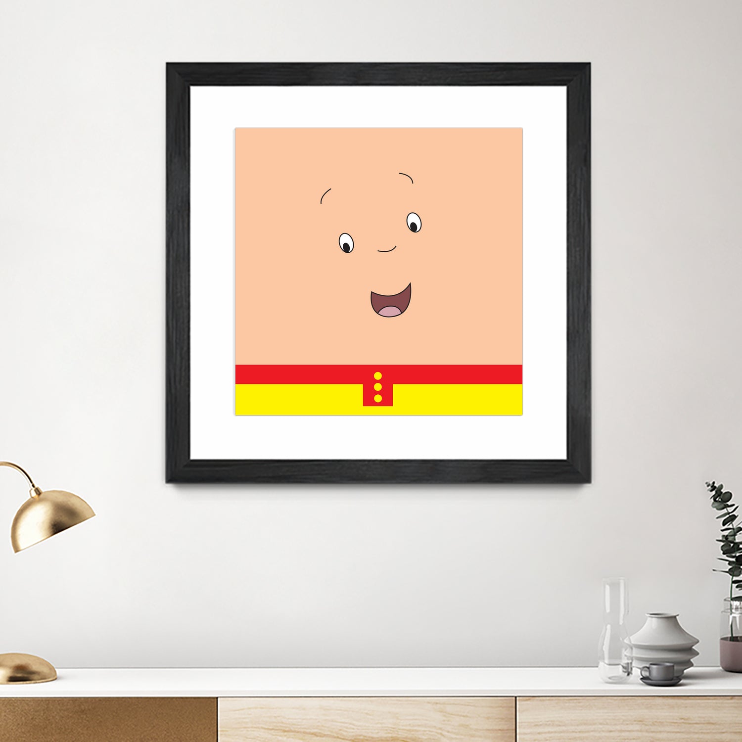 Caillou by Proper Ganders on GIANT ART - brown vector illustration