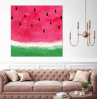 Watermelon Abstract by Dana Shek on GIANT ART - white digital painting