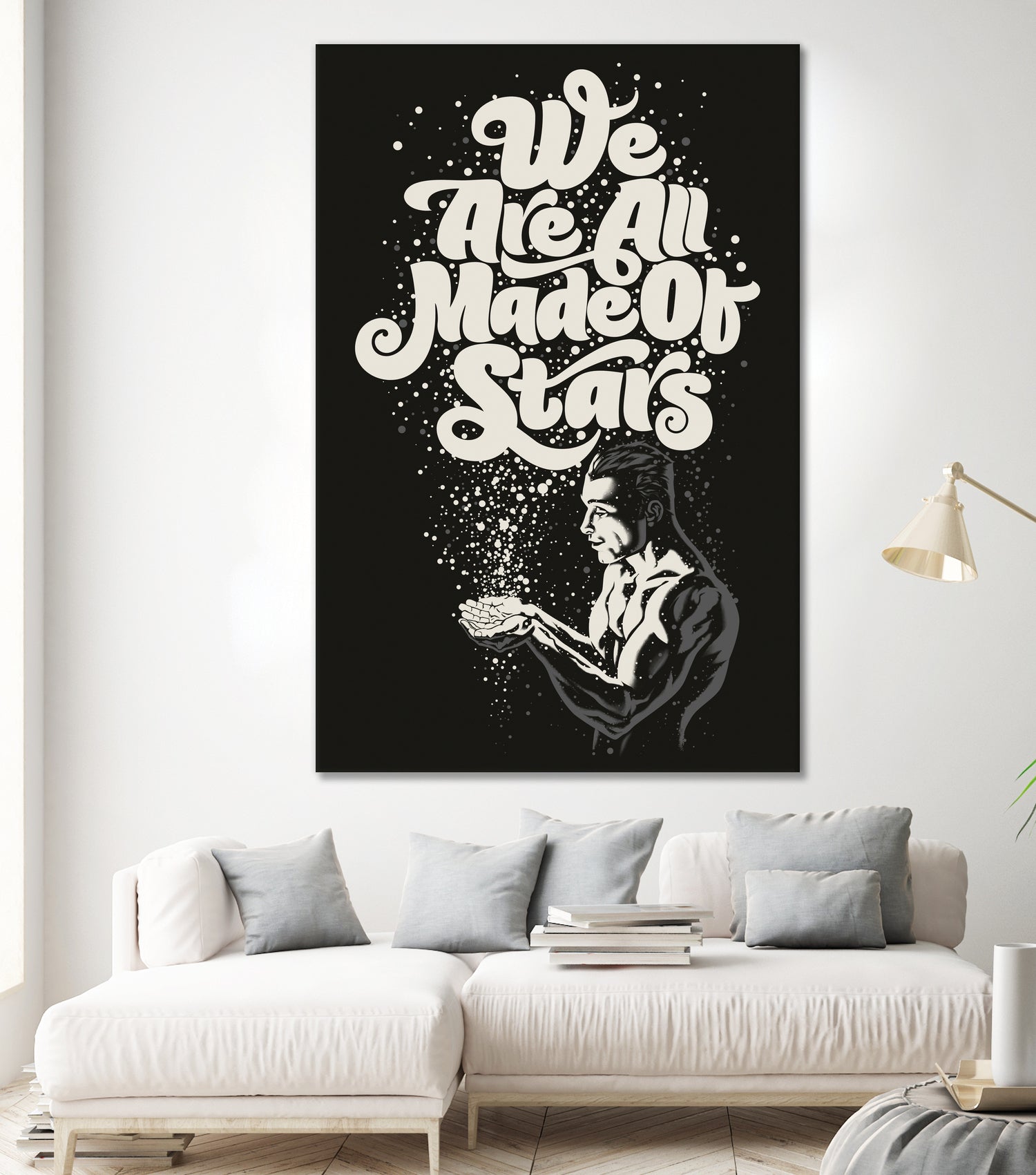 We Are All Made Of Stars by Rubens Scarelli on GIANT ART - black digital painting