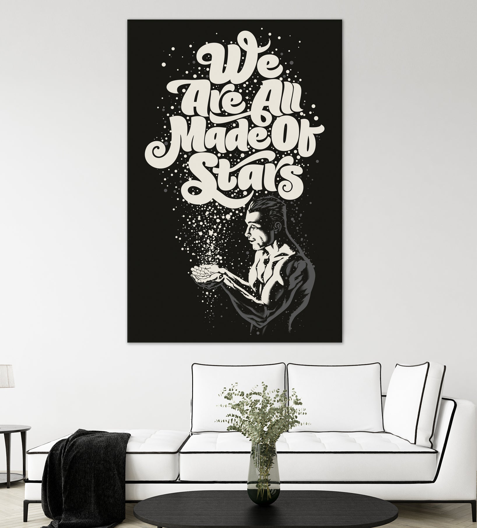 We Are All Made Of Stars by Rubens Scarelli on GIANT ART - black digital painting