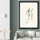 YOGA SKULLS003 by Ballpointpen Illustrator on GIANT ART - white mixed media