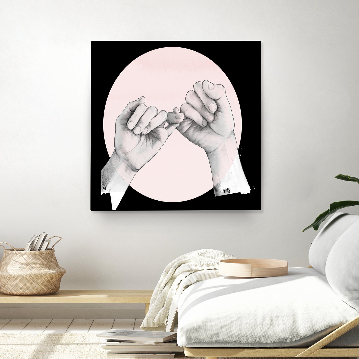 Hand Study // Pinky Swear by Laura Graves on GIANT ART - white digital drawing