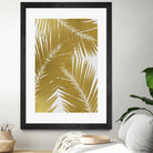 Palm Leaf Gold III by Dana Shek on GIANT ART - white digital painting