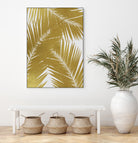 Palm Leaf Gold III by Dana Shek on GIANT ART - white digital painting