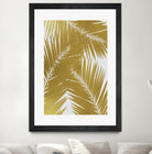 Palm Leaf Gold III by Dana Shek on GIANT ART - white digital painting