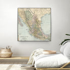 Vintage Map of Mexico (1891) by Adam Shaw on GIANT ART - white photo illustration