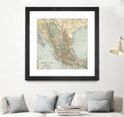 Vintage Map of Mexico (1891) by Adam Shaw on GIANT ART - white photo illustration