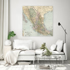 Vintage Map of Mexico (1891) by Adam Shaw on GIANT ART - white photo illustration