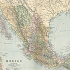 Vintage Map of Mexico (1891) by Adam Shaw on GIANT ART - white photo illustration