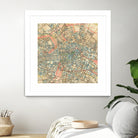 Vintage Map of Berlin Germany (1904) by Adam Shaw on GIANT ART - white photo illustration