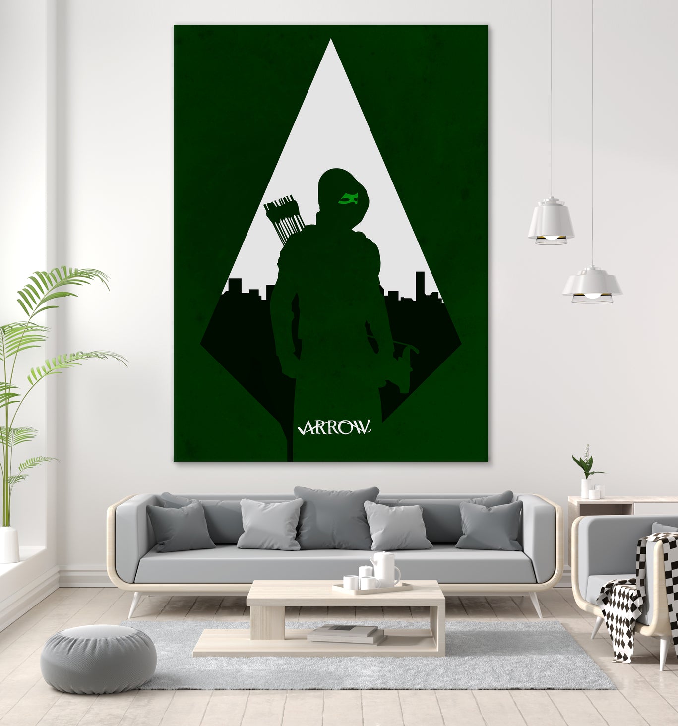 Arrow by Mateus Quandt on GIANT ART - green digital drawing