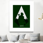 Arrow by Mateus Quandt on GIANT ART - green digital drawing