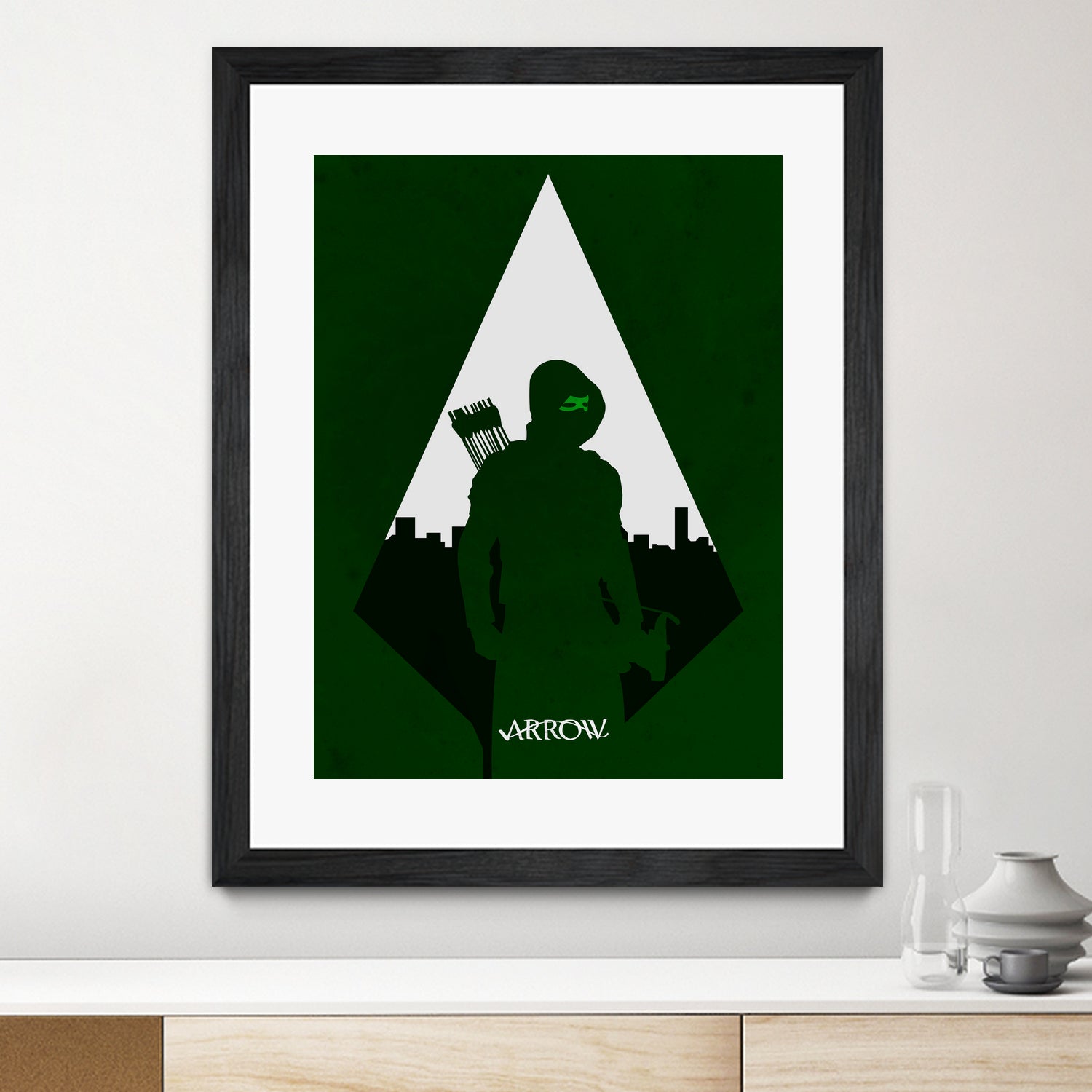 Arrow by Mateus Quandt on GIANT ART - green digital drawing