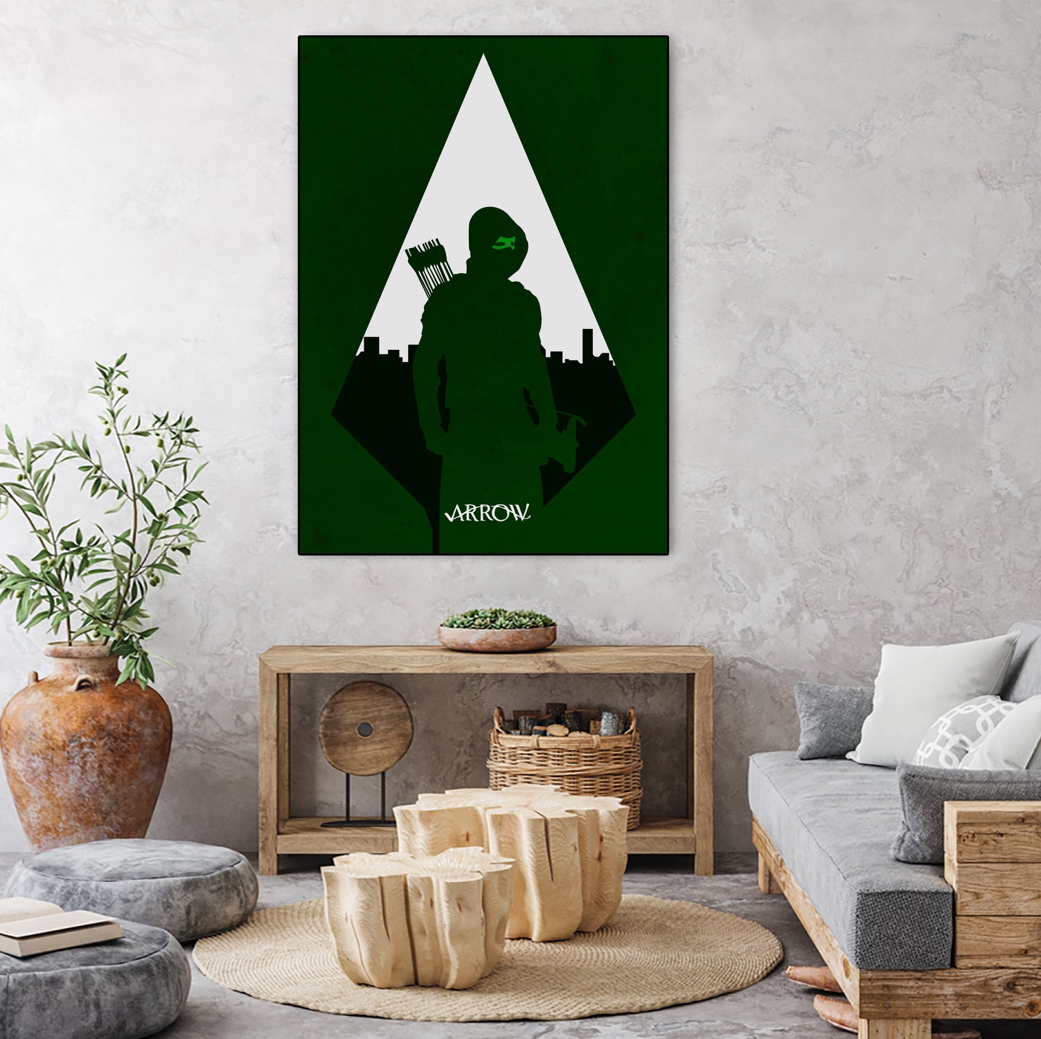 Arrow by Mateus Quandt on GIANT ART - green digital drawing