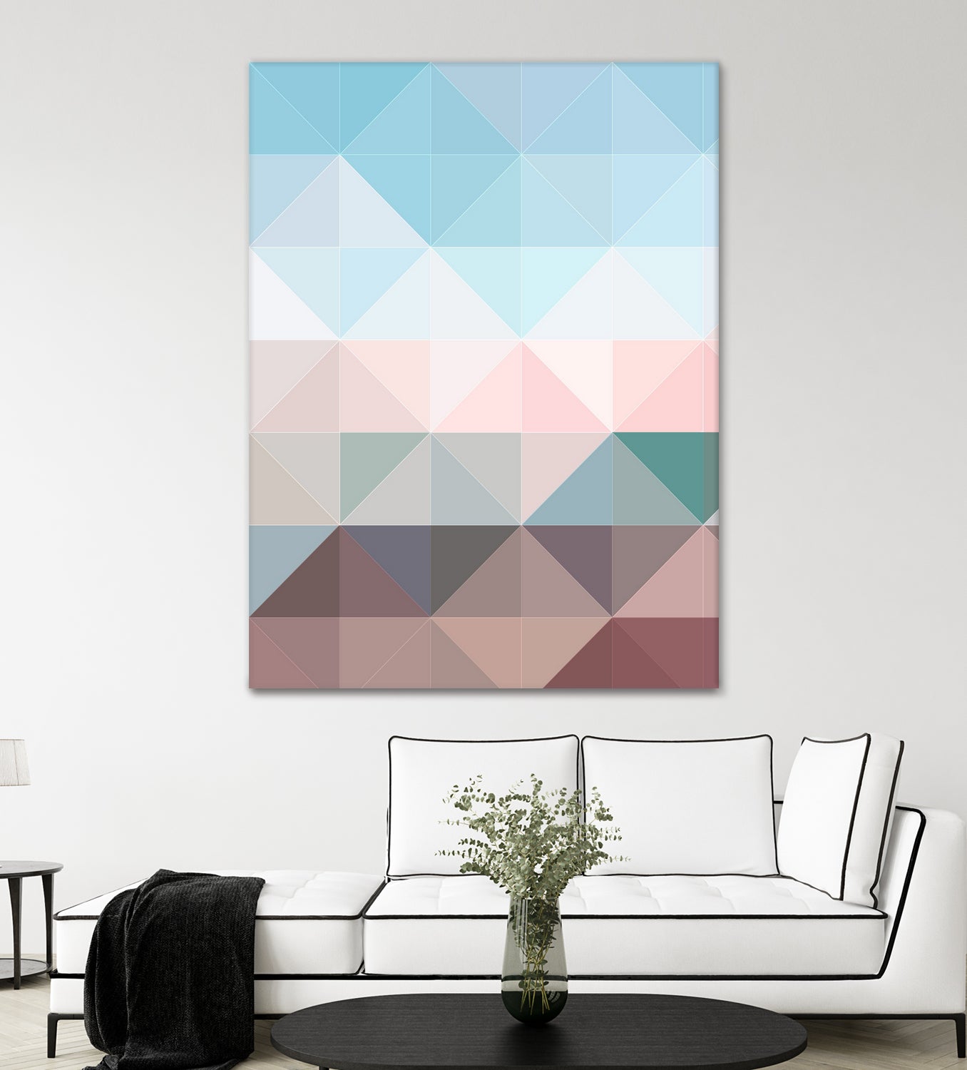 Apex geometric by Gale Switzer on GIANT ART - blue digital painting