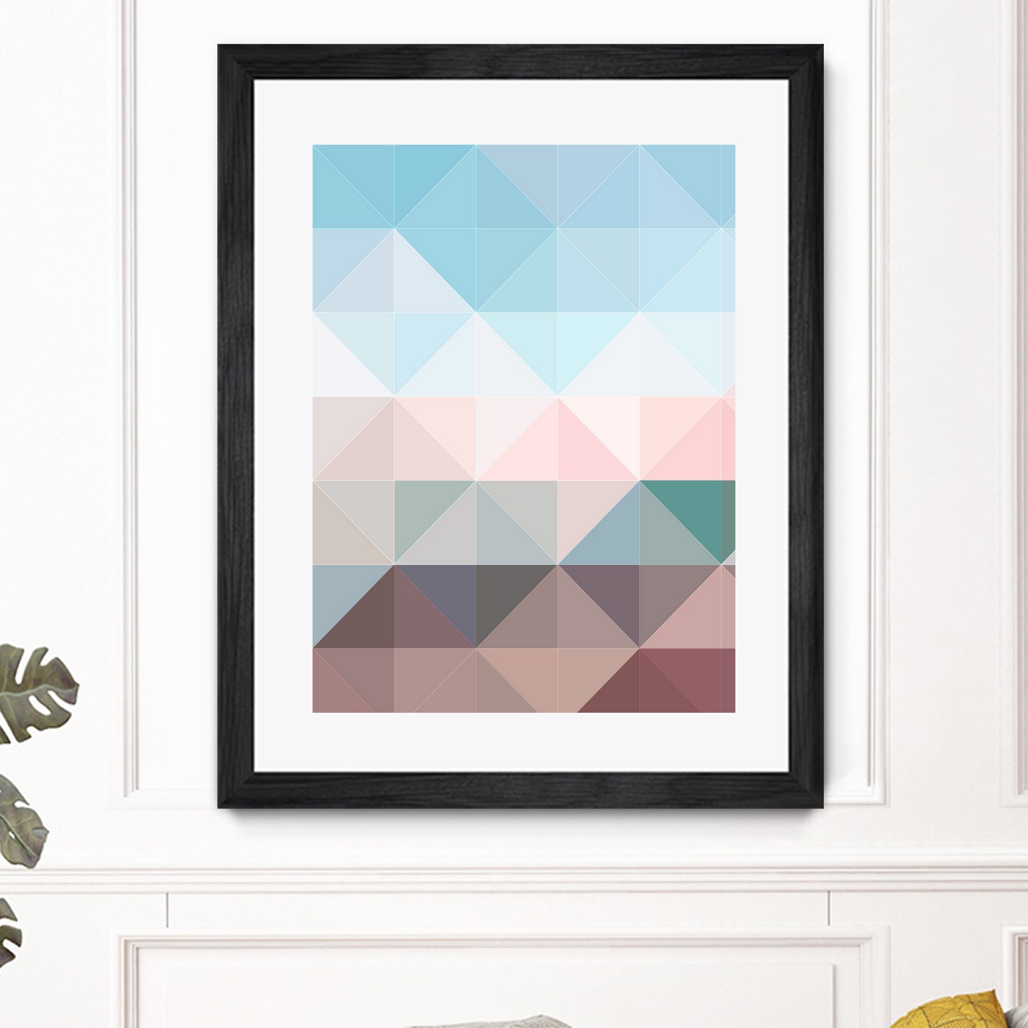 Apex geometric by Gale Switzer on GIANT ART - blue digital painting