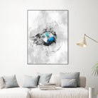 BMW Splatter painting by Jurijs Permanickis on GIANT ART - gray digital painting