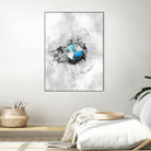 BMW Splatter painting by Jurijs Permanickis on GIANT ART - gray digital painting