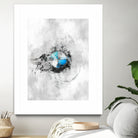 BMW Splatter painting by Jurijs Permanickis on GIANT ART - gray digital painting