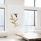 Hummingbird & Flower II by Dana Shek on GIANT ART - white digital painting