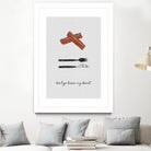 Don't Go Bacon My Heart by Dana Shek on GIANT ART - white typography