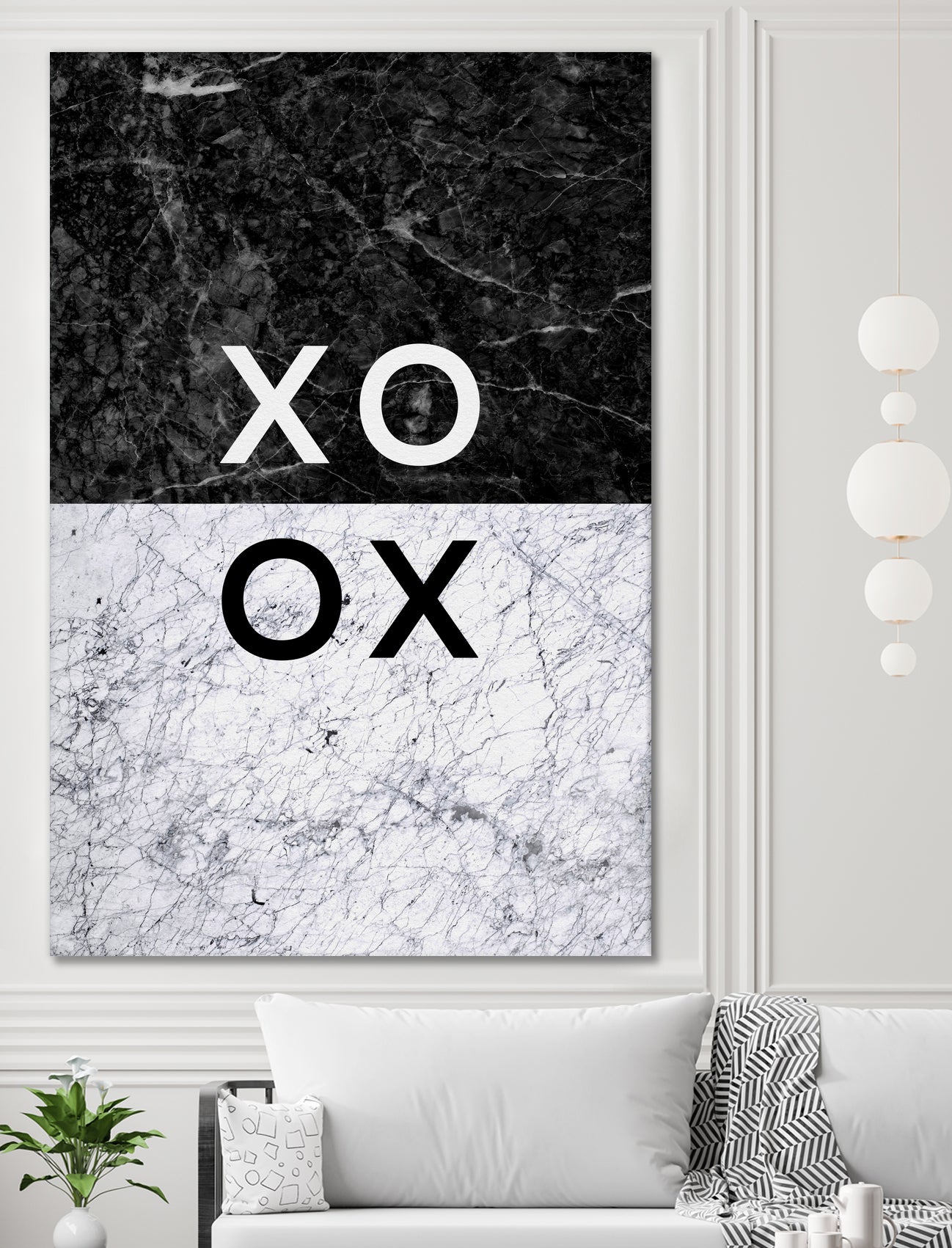 XO XO by Dana Shek on GIANT ART - white typography