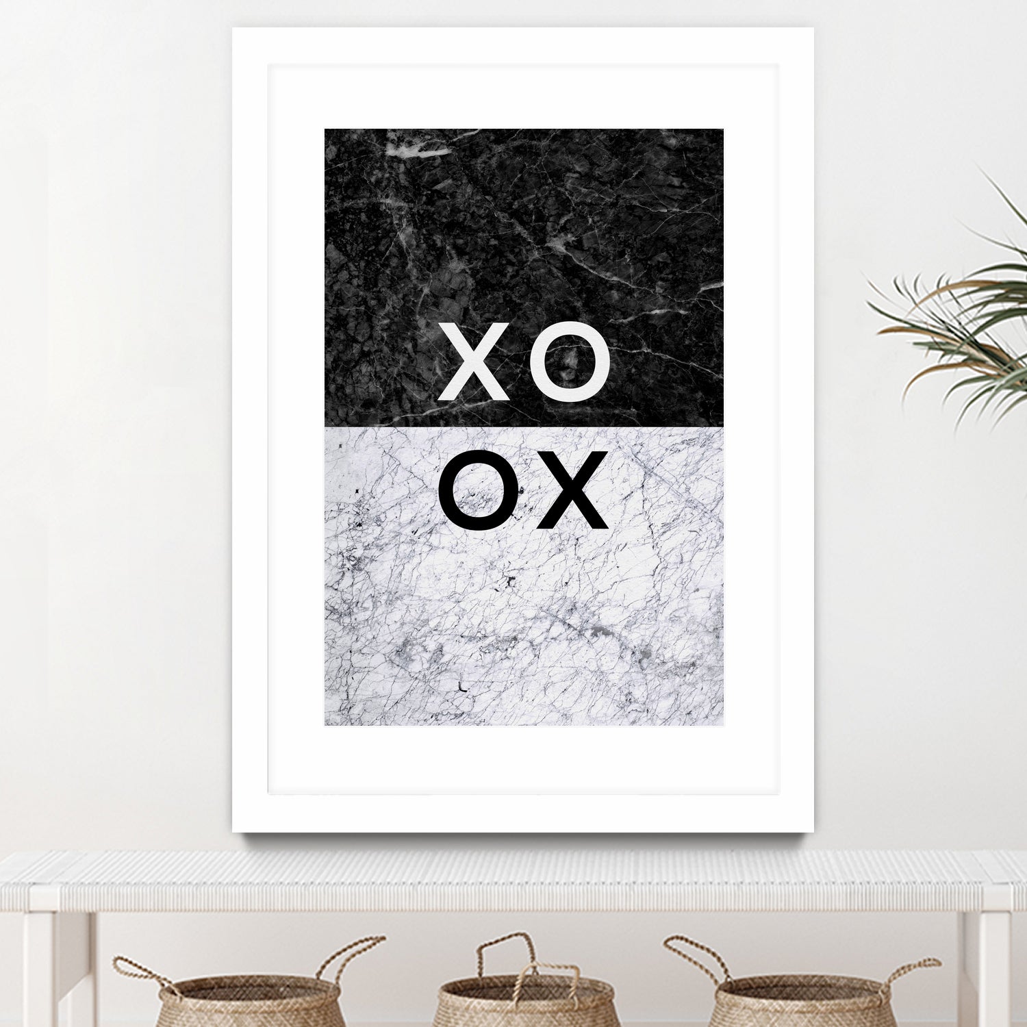 XO XO by Dana Shek on GIANT ART - white typography