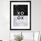 XO XO by Dana Shek on GIANT ART - white typography