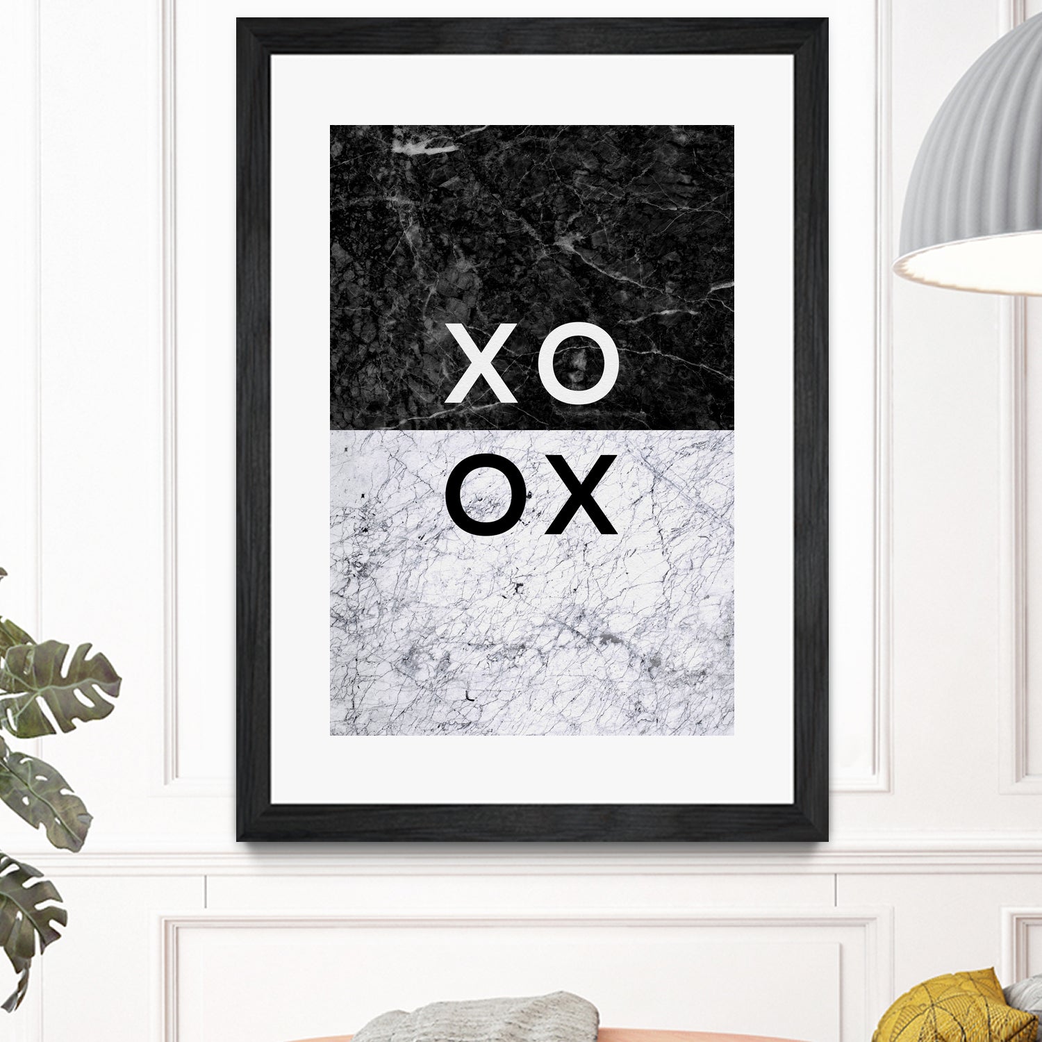 XO XO by Dana Shek on GIANT ART - white typography