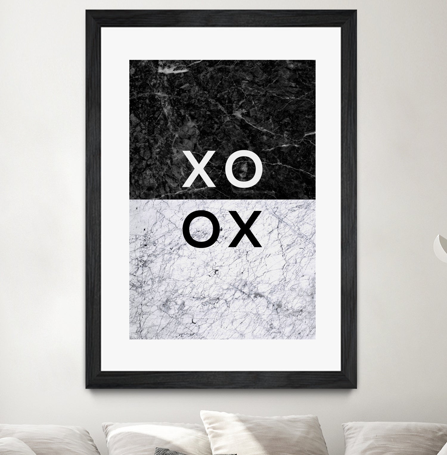 XO XO by Dana Shek on GIANT ART - white typography