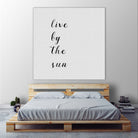 Live By The Sun by Dana Shek on GIANT ART - white digital painting