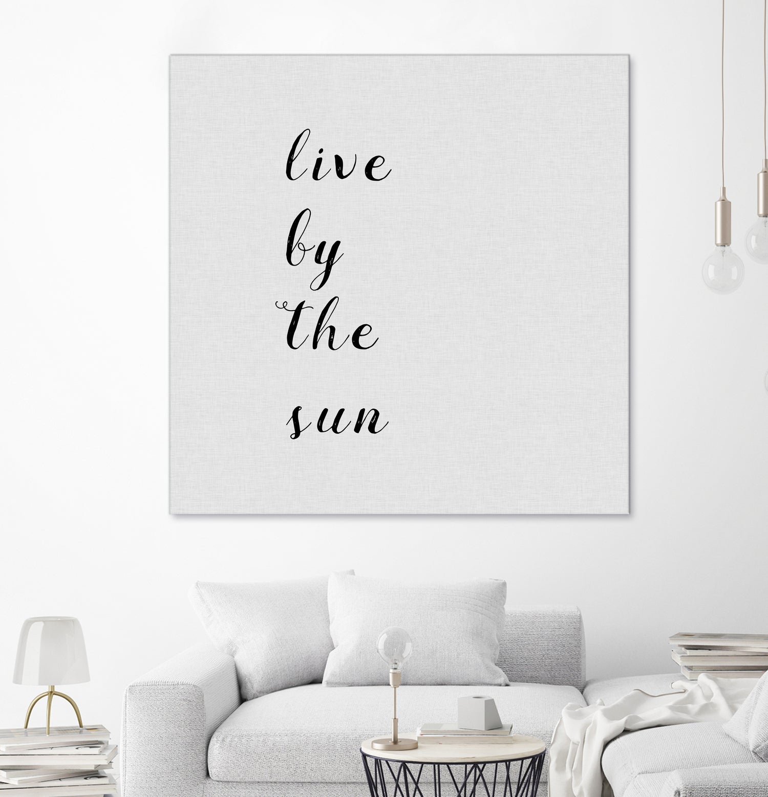 Live By The Sun by Dana Shek on GIANT ART - white digital painting