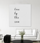 Live By The Sun by Dana Shek on GIANT ART - white digital painting