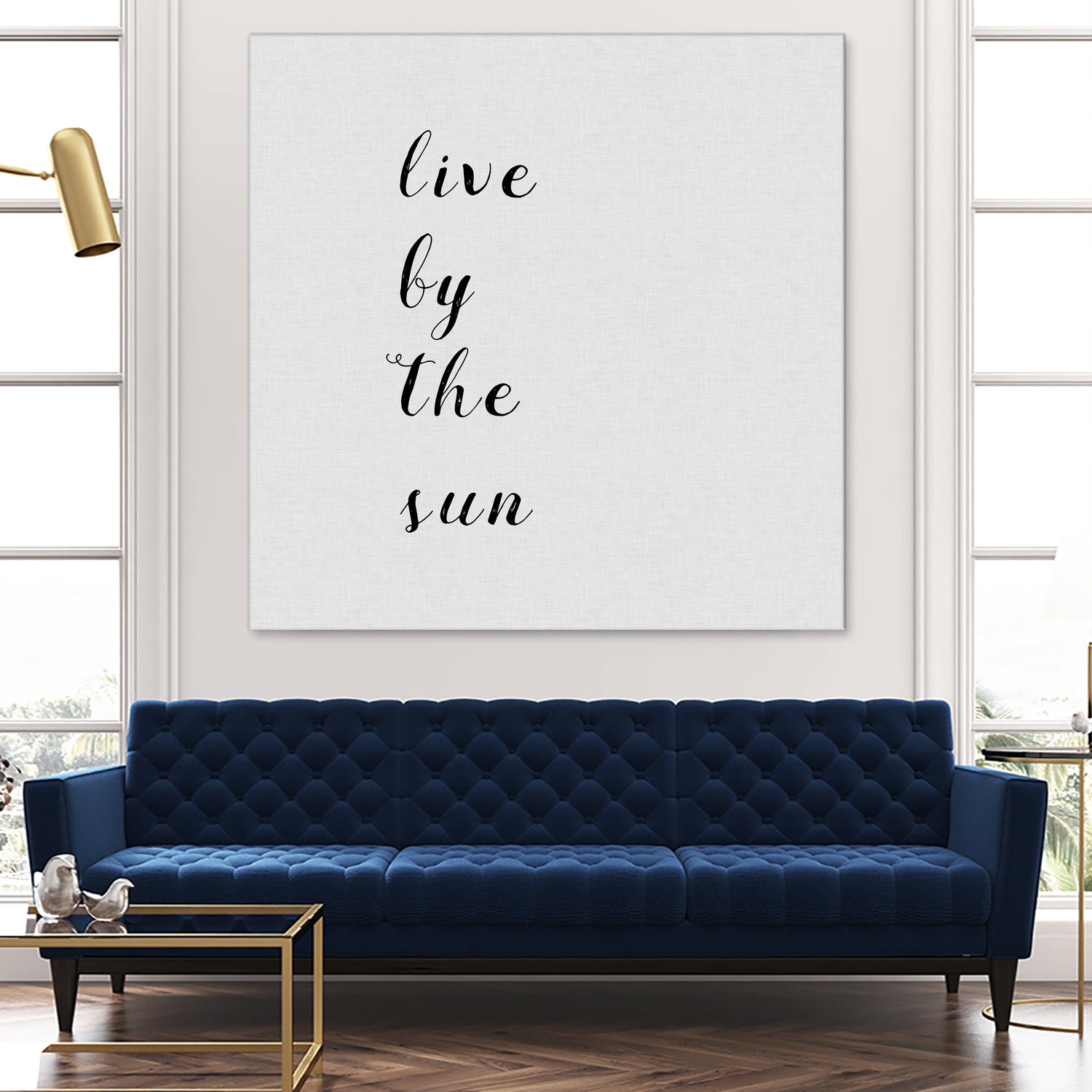 Live By The Sun by Dana Shek on GIANT ART - white digital painting