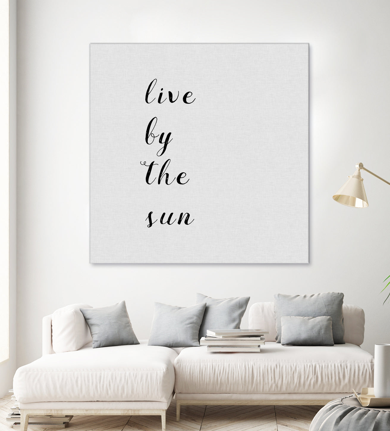 Live By The Sun by Dana Shek on GIANT ART - white digital painting