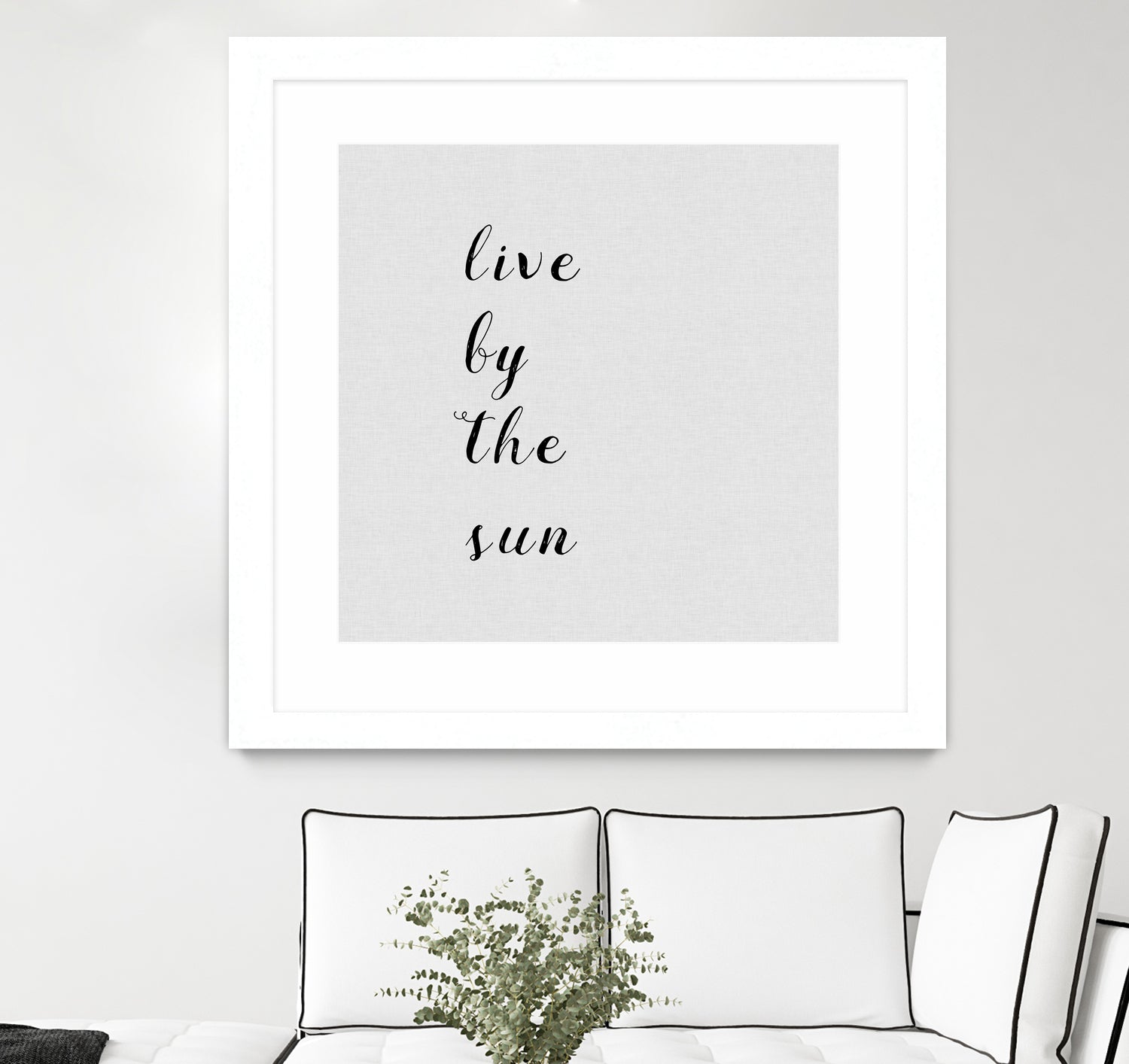 Live By The Sun by Dana Shek on GIANT ART - white digital painting