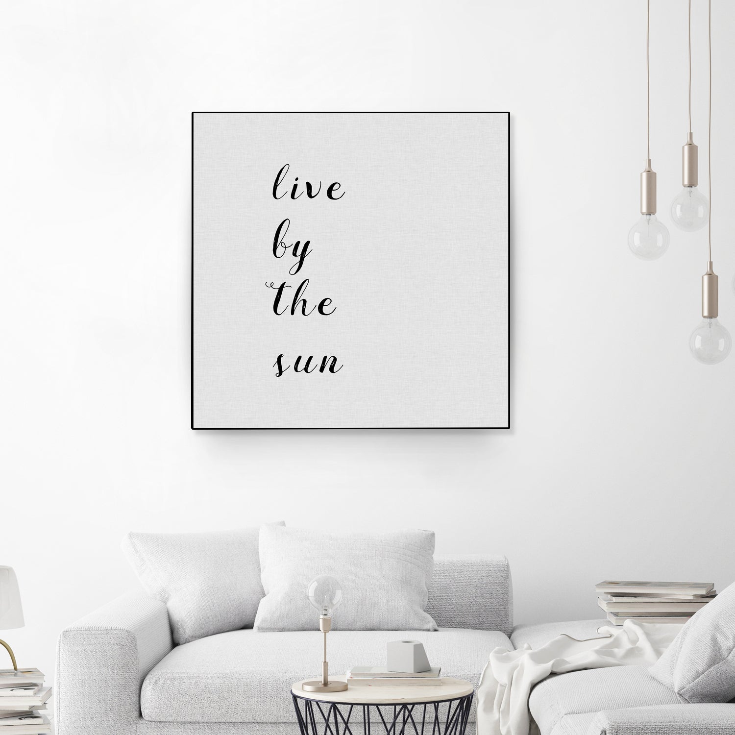 Live By The Sun by Dana Shek on GIANT ART - white digital painting