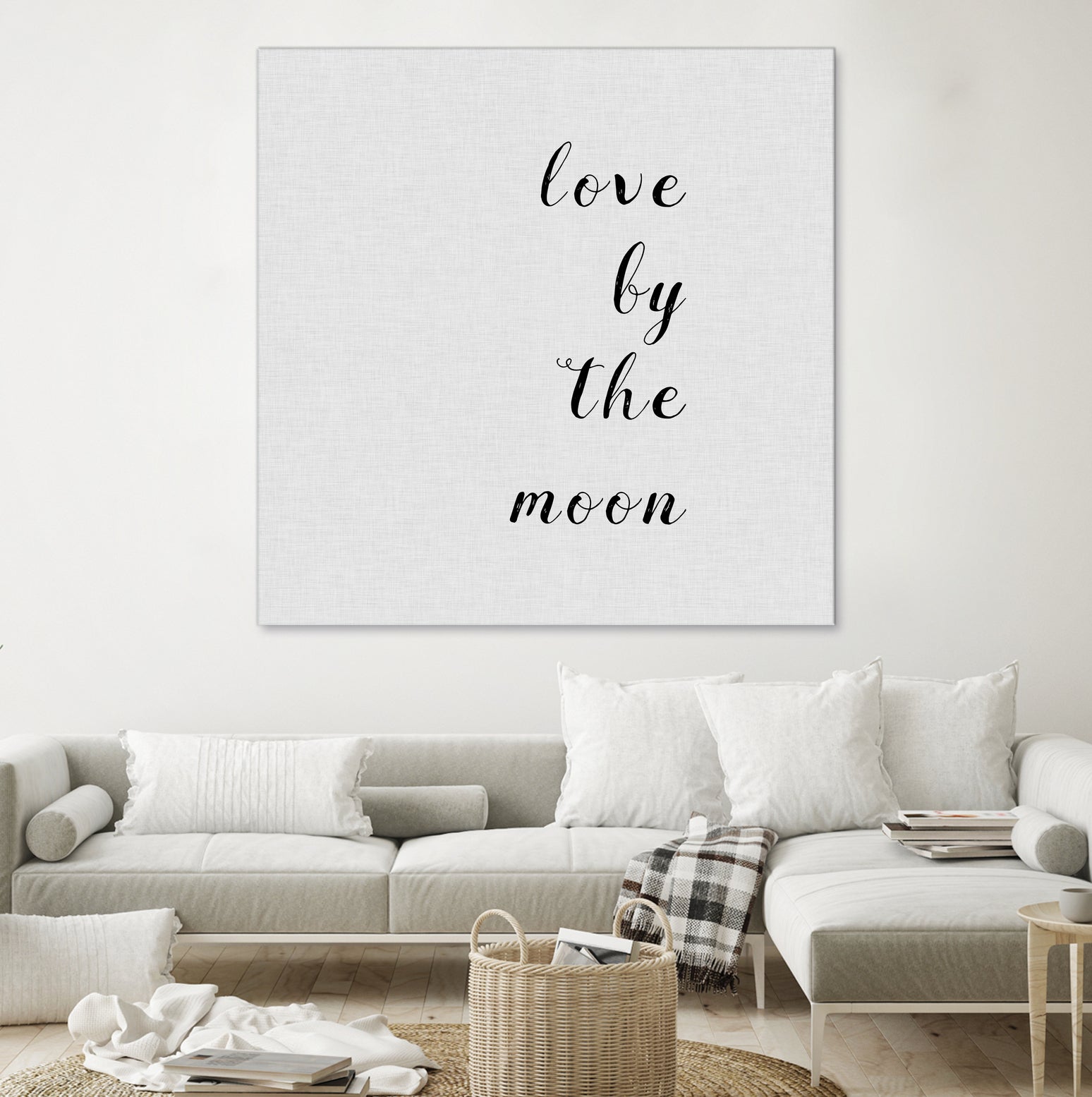 Love By The Moon by Dana Shek on GIANT ART - white digital painting