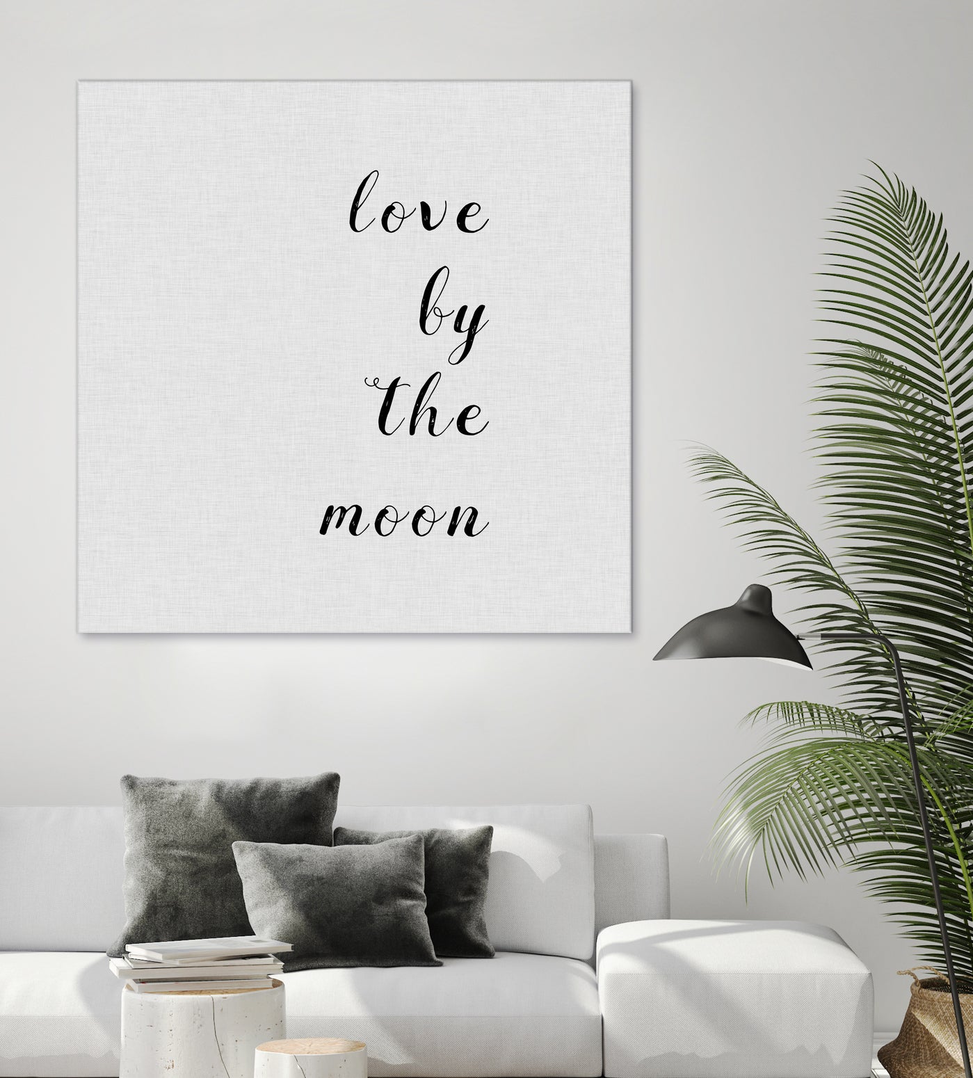 Love By The Moon by Dana Shek on GIANT ART - white digital painting