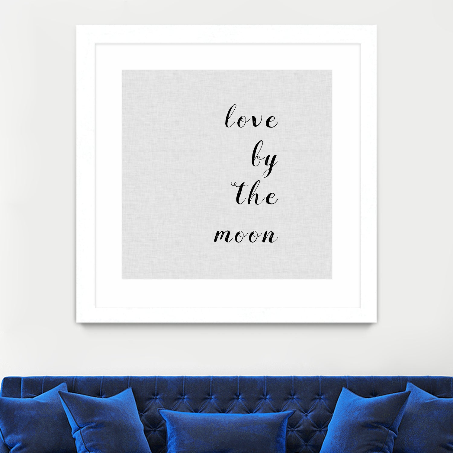 Love By The Moon by Dana Shek on GIANT ART - white digital painting