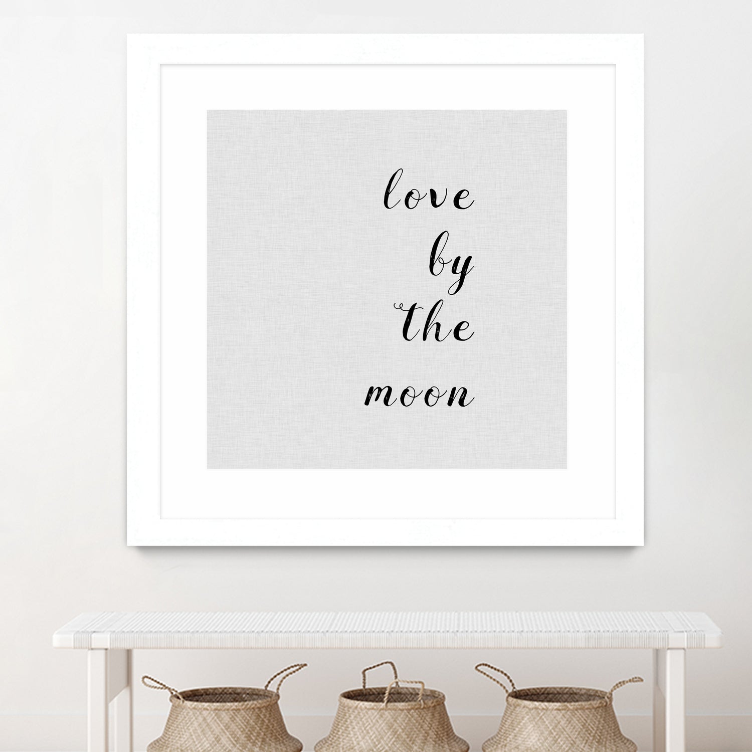 Love By The Moon by Dana Shek on GIANT ART - white digital painting