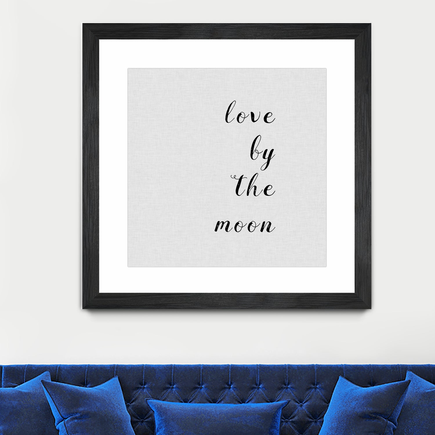 Love By The Moon by Dana Shek on GIANT ART - white digital painting