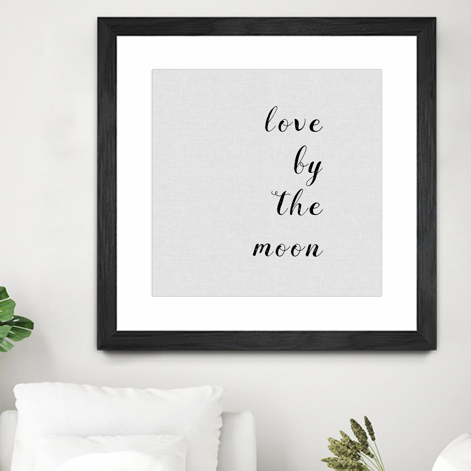 Love By The Moon by Dana Shek on GIANT ART - white digital painting