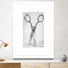 Scissors by Emi Dimitrova on GIANT ART - gray mixed media